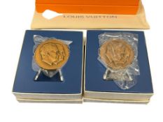 THE OFFICIAL 1973 PRESEDENTIAL INAUGURAL MEDAL SOLID BRONZE BY THE FRANKLIN MINT GILROY ROBERTS