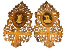 SORRENTO ITALY HAND CRAFTED ANTIQUE OLIVEWOOD DECORATIVE PANEL WITH MARQUETRY CIRCA 19TH CENTURY