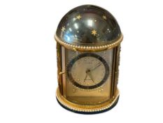 THE FLORN COMPANY 7 JEWEL WIND-UP ALARM CLOCK CIRCA 1930]S - 1960'S WITH STAR DOME MADE WEST GERM...