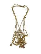 GOLDETTE COSTUME JEWELRY NECKLACE
