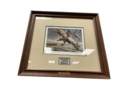 DAVID A MAASS AMERICAN WILDLIFE ARTIST 1982 LIMITED EDITION FEDERAL DUCK STAMP PRINT CANVASBACK