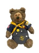 OFFICIAL VINTAGE BOY SCOUTS OF AMERICA PLUSH TEDDY BEAR WITH COMPLETE BSA OUTFIT
