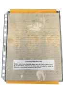 1854 COMMERCIAL DOCUMENT TO CLOSSMANN & CO. BORDEAUX FROM MARSEILLE DATED APRIL 29, 1854