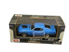MOTORMAX 1:24 PREMIUM DIE-CAST MODEL AMERICAN CLASSICS 1970 FORD MUSTANG BOOSS 429