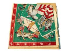 1950'S VINTAGE WESTERN COWBOY CHILDREN'S HANDKERCHIEF