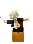 JAX OF MAINE MEASTRO CONDUCTOR JACK-IN-THE-BOX CIRCA 1980'S UNIQUE POP-UP PUPPET IN A BOX