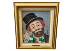 RED SKELTON LIMITED EDITION CANVAS REPRODUCTION TITLED 