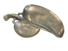 1970'S BRUCE COX HAMMERED ALUMINUM LOBSTER FIGURAL SERVING TRAY NO. 370
