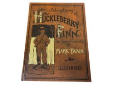 1993 / 1884 REPRODUCTION FIRST EDITION BOOK THE ADVENTURES OF HUCKLEBERRY FINN BY MARK TWAIN