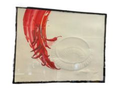 CONTEMPORARY LIMITED EDITION HAND EMBOSSED LITHOGRAPH SIGNED BALDWIN, HAND EMBOSSED JOSE MARTINEZ