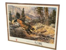 1986 RUGER ARMS COMMISSIONED ARTIST PROOF TITLED 