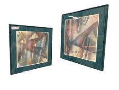 TWO SIGNED CATHERINE RUANE LITHOGRAPHS 