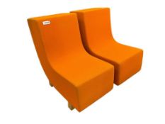 BJORN DAHLSTROM SWEDISH FURNITURE AND PRODUCT DESIGNER BD:1 1997 MODERN LOUNGE CHAIRS