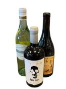 THREE BOTTLES OF WINE LIDO BAY MUTINY, 2022 KEN WRIGHT PINOT NOIR, AND 2022 CONUNDRUM WHITE WINE