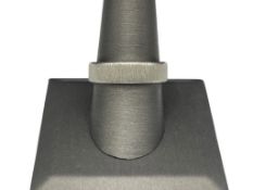 GENTLEMEN'S DESIGNER HALLMARKED .950 PLATINUM TEXTURED WEDDING BAND