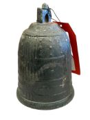 ANCIENT CHINESE BUDDHIST CAST IRON TEMPLE BELL / GONG