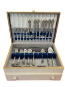 ANTIQUE PATENT 1939 GORHAM STERLING SILVER ENGLISH GADROON PATTERN FLATWARE SET