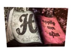 HAPPILY EVER AFTER METAL PHOTOGRAPH ON METAL PANEL