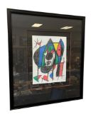JOAN MIRO SPANISH ARTIST FROM BARCELONALITHOGRAPH ON WOVE PAPER TITLED LITHOGRAPH V