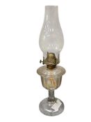 1876 ATTERBURY PITTSBURG PA BOSS ANTIQUE OIL LAMP