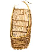 20TH CENTURY HUPA INDIAN BASKETRY DOLL CRADLE, NORTHERN CALIFORNIA HUPA NATIVE AMERICAN