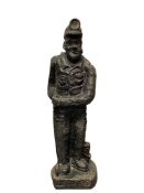 1976 COAL MOUNTAIN PRODUCTS OLDE TYME MINER GENUINE COAL FIGURE