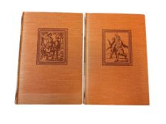 1949 ROBERT LOUIS STEVENSON TREASURE ISLAND AND KIDNAPPED ILLUSTRATED BOOKS BY WILLIAM SHARP