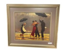 JACK VETTRIANO SCOTTISH ARTIST PRINT TITLED THE SINGING BUTLER