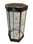 HEXAGONAL SHAPE ILLUMINATING DISPLAY CASE