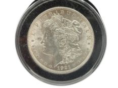 1921 U.S. MORGAN SILVER DOLLAR BU