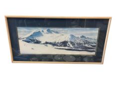 BILL JEWELL AMERICAN ARTIST PERSONALIZED SIGNED PRINT, MAMMOTH MOUNTAIN