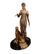 FRANKLIN MINT ERTE LIMITED EDITION FINE PORCELAIN HAND PAINTED FIGURE 