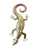 COLORFUL METAL WALL DECOR GECKO WALL HANGING