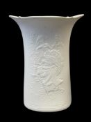 A.K. KAIZER BISQUE PORCELAIN GERMAN ROMANCE VASE
