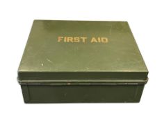 WWII 1943 BELL SYSTEM PRACTICES / MINE SAFETY APPLIANCE CO. MILITARY FIRST AID KIT