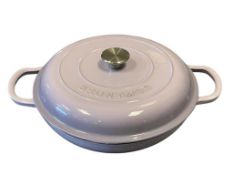 BRUNTMOR ENAMELED CAST IRON PURPLE BRAISER 4.5QT