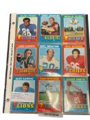 90 VINTAGE 1971 TOPPS NFL FOOTBALL SPORTS CARDS