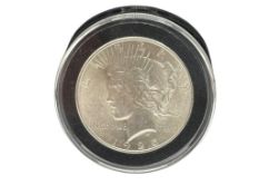 1925 U.S. PEACE SILVER DOLLAR BU