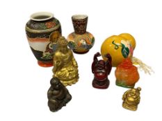 CHINESE AND JAPANESE COLLECTIBLE MORIAGE CERAMICS AND FIGURES