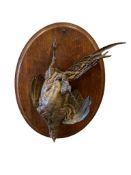 ANTIQUE LATE 19TH TO EARLY 20TH CENTURY FRENCH GAME BIRD HUNTSMAN BRONZE TROPHY