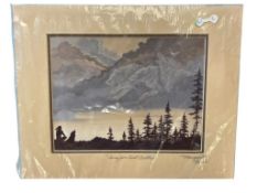 MARGUERITE FIELDS NATIVE AMERICAN AND NATURE ARTIST PRINT TITLED SONG FOR THE LOST BROTHERS