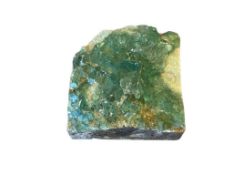 GREEN FLUORITE GEOLOGICAL SPECIMEN CHAKRA STONE MINED IN MADAGASCAR UV REACTIVE
