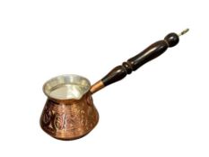 DEMMEX ENGRAVED COPPER TURKISH COFFEE MAKER ALSO KNOWN AS A CEZVE