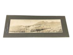 VIRGINIA CITY, NEVADA CABINET PHOTOGRAPH CARD SCENIC SCENES OVERLOOKING CITY AND MINE