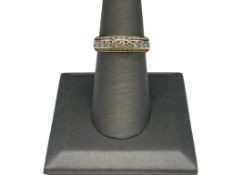 14K YELLOW GOLD BRILLIANT CUT DIAMOND BAND