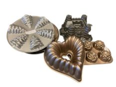 NORDIC WARE CAST ALUMINUM BAKING PANS, SIX TOTAL