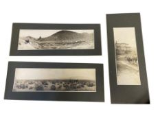 THREE VIRGINIA CITY, NEVADA CABINET PHOTOGRAPH CARDS SCENIC SCENES AND BUILDING, BLACK AND WHITE
