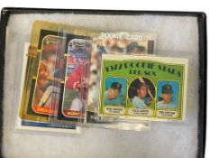BASEBALL MLB ROOKIE CARDS GREG MADDUX, CHIPPER JONES, PEDRO MARTINEZ, BARRY LARKIN
