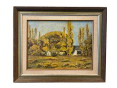 LUNDY SIGNED ORIGINAL OIL PAINTING ON CANVAS BOARD