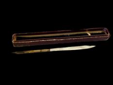 ANTIQUE VICTORIAN PERIOD MOTHER OF PEARL HANDLED DIP PEN